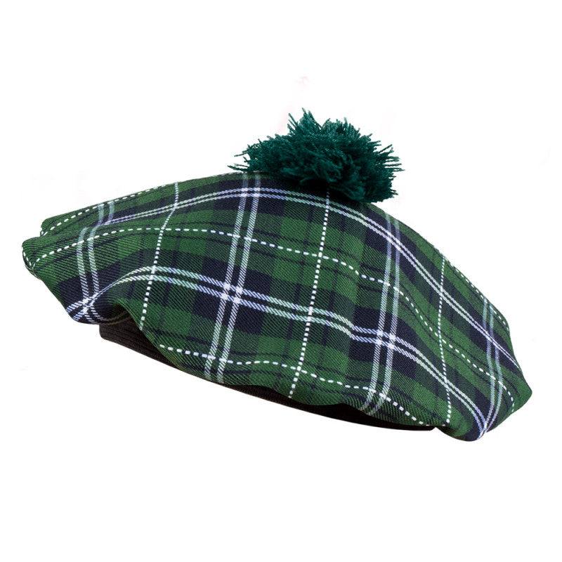 Béret Écossais Tartan vert