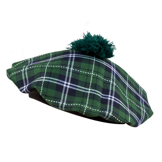 Béret Écossais Tartan vert