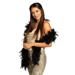 Boa 1m80 Plumes Noires 50g
