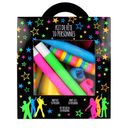 Boîte Cotillons 10 Personnes FLUO