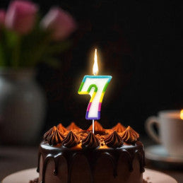 Bougie anniversaire chiffre 0 à 9