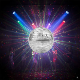Boule à Facettes Disco Argent 30 cm