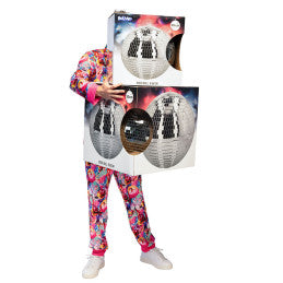 Boule Disco XXL Argent 50 cm avec Attache - Boland