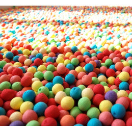 Carton 21 000 Boules Multicolores Vrac CEE