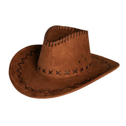 Chapeau Elroy Brun - Déguisement Western Boland