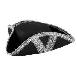 Chapeau Pirate Royal Fortune Argent - Déguisement Boland