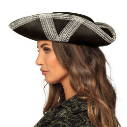 Chapeau Pirate Royal Fortune Argent - Déguisement Boland