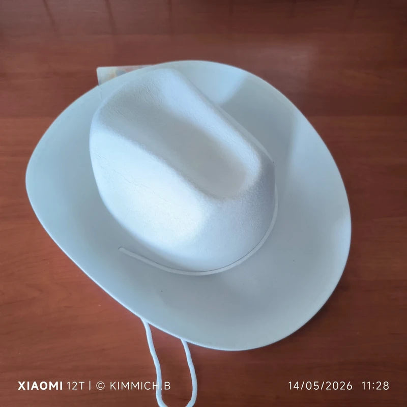 Chapeau Cowboy Blanc - Déguisement Western Boland