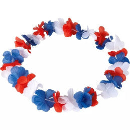 Collier Fleurs Tricolores France Bleu Blanc Rouge - Coupe du Monde | FANZONE