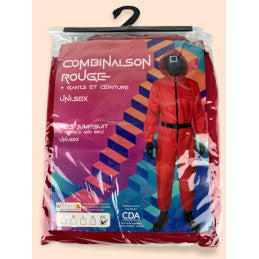Combinaison rouge - Déguisement adulte