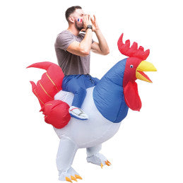 Costume gonflable Coq France taille unique