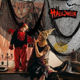 12 décorations en gaze Halloween 198 × 76 cm