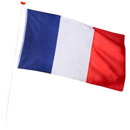 Drapeau polyester 90 x 150 cm FRANCE - Par 12