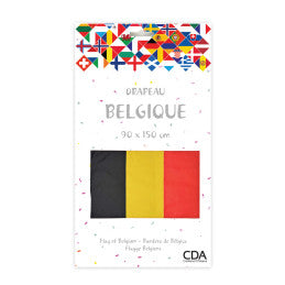 Set de 10 Drapeaux Belgique 90 x 150 cm Polyester