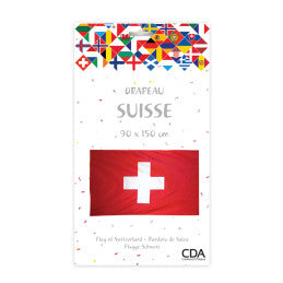 Drapeau Suisse Polyester 90 x 150 cm