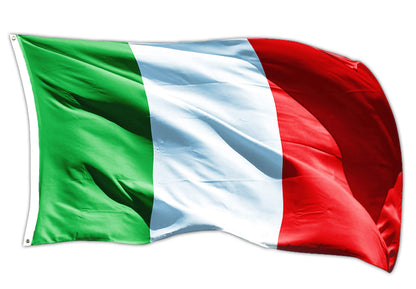 Drapeau de l'Italie – 150 x 90 cm – Polyester avec 2 œillets