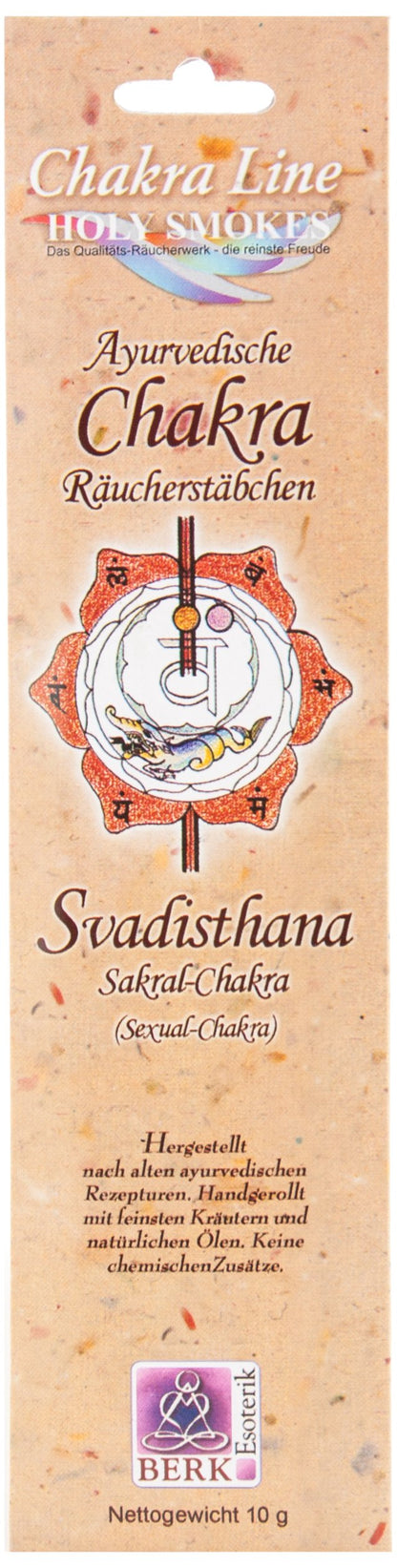 Encens Svadisthana – Chakra Sacré – Berk – Bâtonnets 10g
