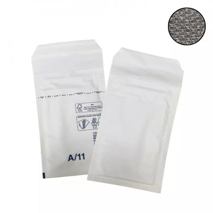 100 Enveloppe bulle Eco A/1 blanc 100x165mm