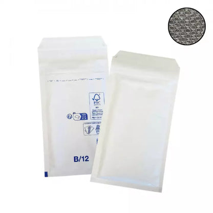 Enveloppe bulle Eco B/2 blanc 140x225mm - Carton de 100