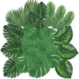 Feuilles Tropical artificielles x44