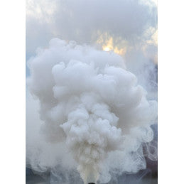 Lot de 6 Fumigènes à poser Blanc 200x35 mm - Allumage par mèche (Usage extérieur)