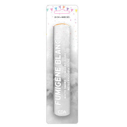 Lot de 6 Fumigènes à poser Blanc 200x35 mm - Allumage par mèche (Usage extérieur)