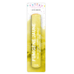 Lot de Fumigènes à poser Jaune 200x35 mm - Allumage par mèche (Usage extérieur)