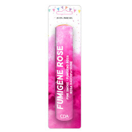 Lot de 6 Fumigène à poser Rose 200x35 mm - Allumage par mèche (Usage extérieur)