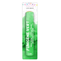 Lot de 6 Fumigène à poser Vert 200x35 mm - Allumage par mèche (Usage extérieur)