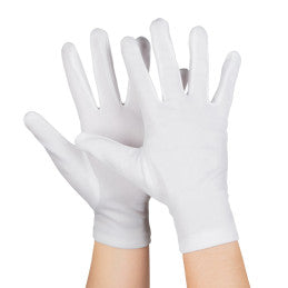 Lot de 12 Gants blanc courts 'Basic'