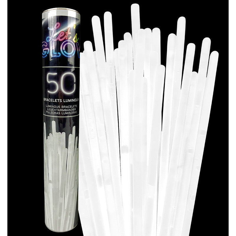 GLOW Tube de 50 bracelets 5x200mm