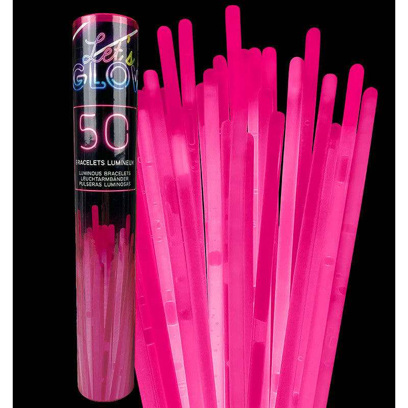 GLOW Tube de 50 bracelets 5x200mm