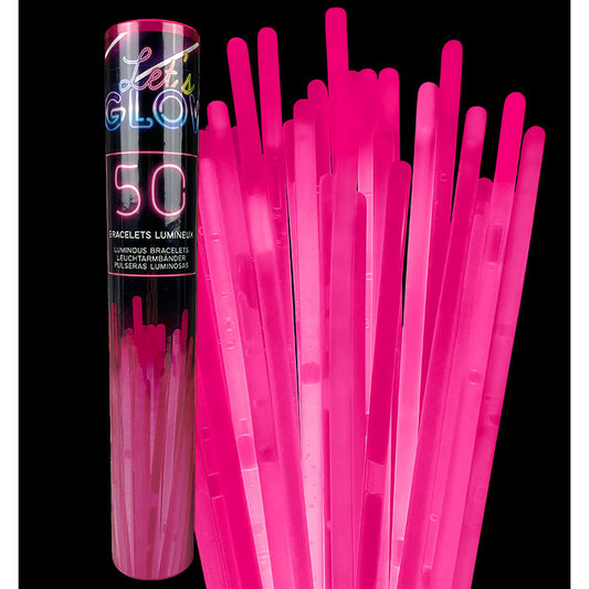 GLOW Tube de 50 bracelets 5x200mm