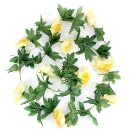 6 Guirlande Pivoine Artificielle 2,40 m CDA - Décoration Mariage