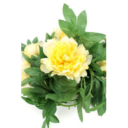 6 Guirlande Pivoine Artificielle 2,40 m CDA - Décoration Mariage