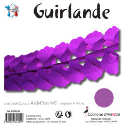 Guirlande Zinnia 4m - Par 6 / Fabriqué en France