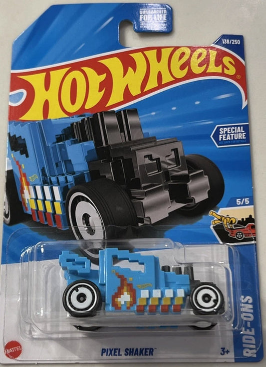 Hot Wheels Pixel Shaker bleu clair - HW Ride-Ons 2025