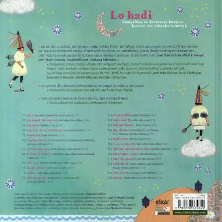 Lo hadi – Comptines et berceuses basques, livre avec CD