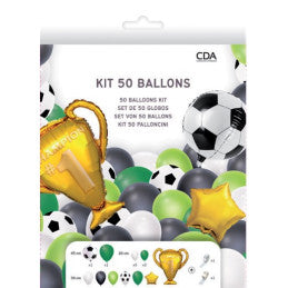 Kit Ballons Football avec Accessoires - Par 6
