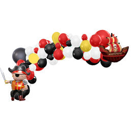 6 Kits 50 Ballons Pirate avec Accessoires