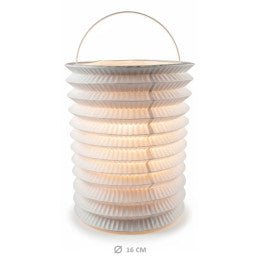 Lampion Cylindrique 16 cm Uni CDA