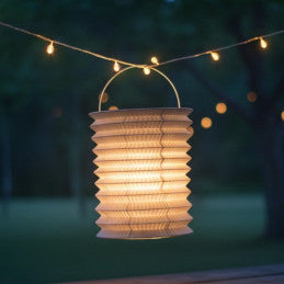 Lampion Cylindrique 16 cm Uni CDA