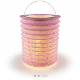 Lampion Cylindrique 16 cm Uni CDA