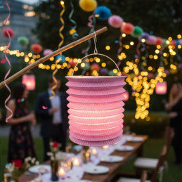 Lampion Cylindrique 16 cm Uni CDA