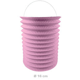 Lampion Cylindrique 16 cm Uni CDA