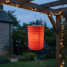 Lampion Cylindrique 16 cm Uni CDA