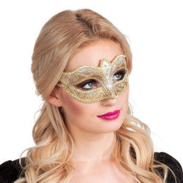 Loup Vénitien Venice FELINA - Masque Doré - Boland