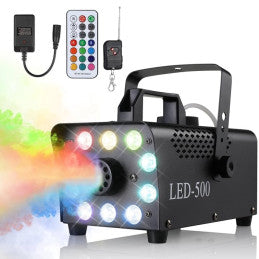 Machine à fumée sur secteur avec LED et télécommande