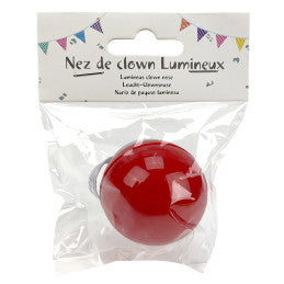 Nez de Clown Lumineux avec Élastique CDA - Piles Incluses