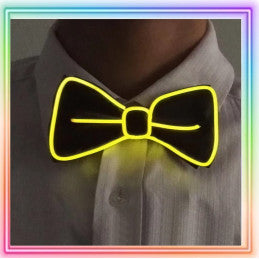 12 Noeud Papillon LED - (6 coloris assortis)